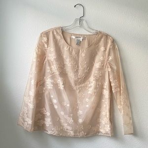 Blush Pink Lace Top